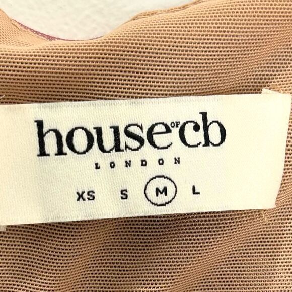 House of CB Ella Swirl Mesh Mini Dress in Purple Pink Swirl - Picture 11 of 12